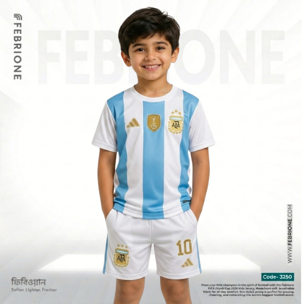 Argentina FIFA Kids Jersey and Pant– Premium