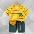 Yellow Dino T-Shirt Set