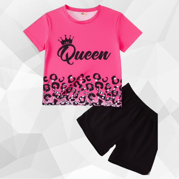 Pink Queen T-Shirt Set