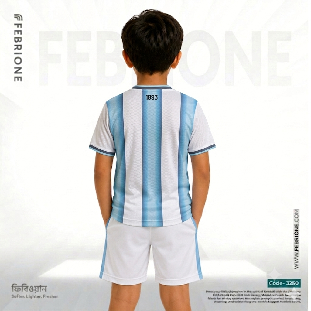 Argentina FIFA Kids Jersey and Pant– Premium