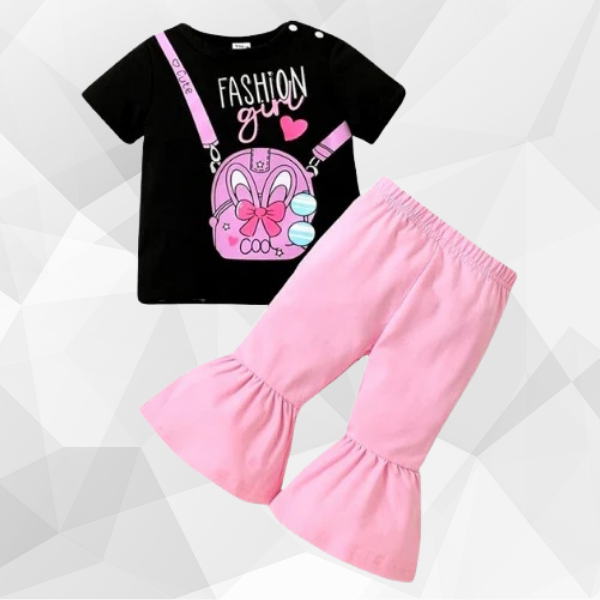 Black Bagpack Girls SET