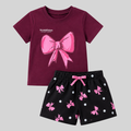 Merron Bow T-Shirt Set