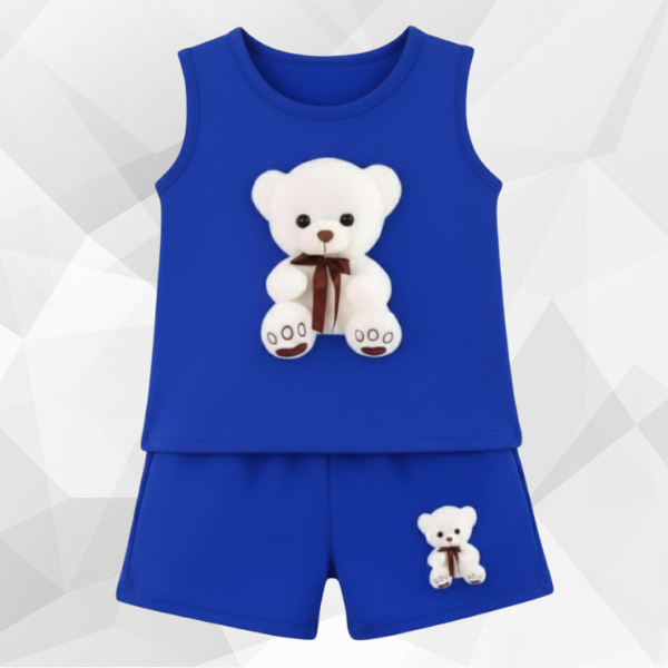 Blue Bear T-Shirt Set