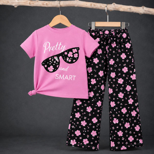 Half Sleeve with Long Pant