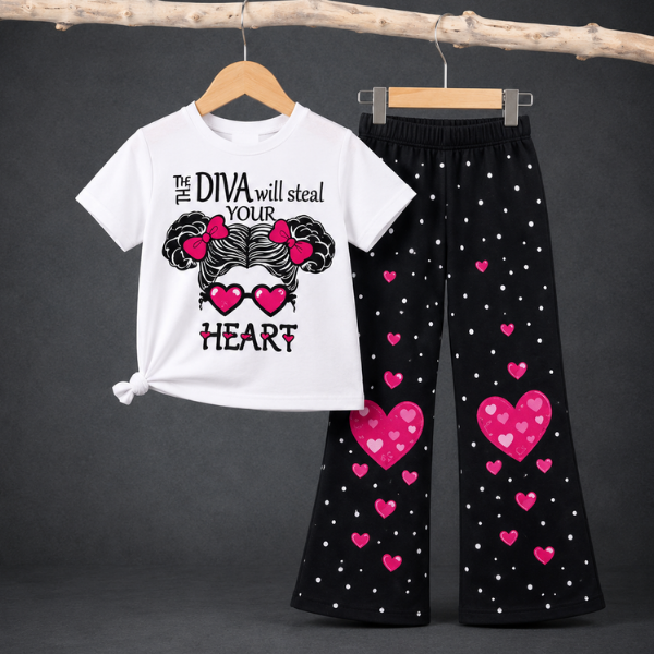 Half Sleeve with Long Pant