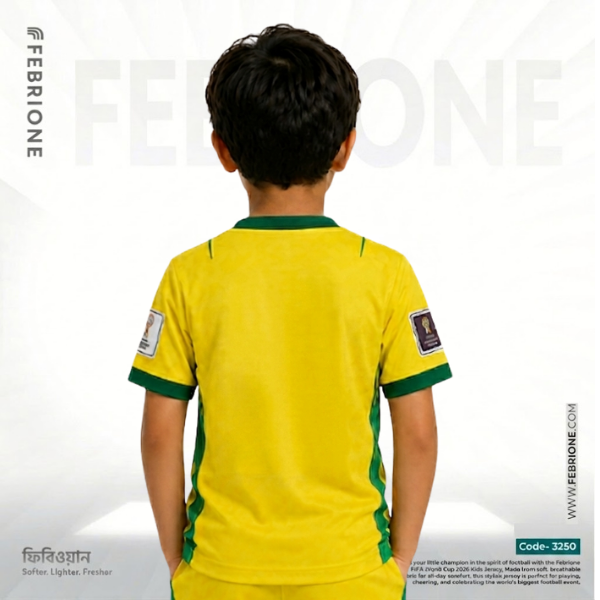 Brazil FIFA  Kids Jersey – Premium