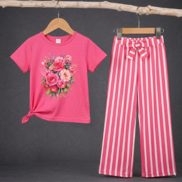 Half Sleeve with Long Pant