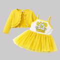 Sunshine Yellow Gawn Set