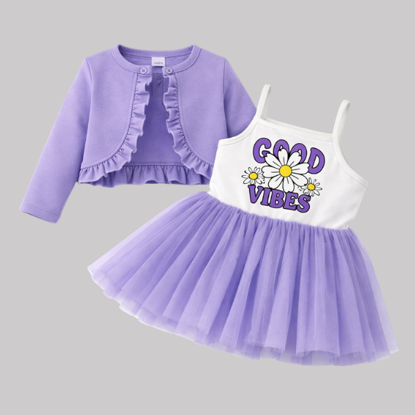 Lavender Daisy Gawn Set