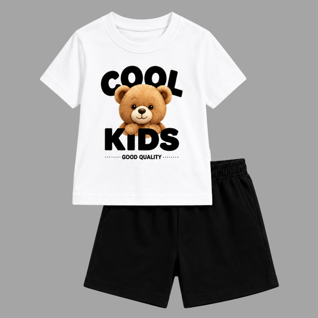 Cool Kids White T-Shirt Set