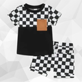 Black Pocket Box T-Shirt Set