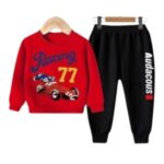 "Racing 77" Car Print Sweat Set