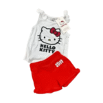 White Kitty T-Shirt Set