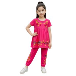 Tunic and Leggings Set (Hot Pink)