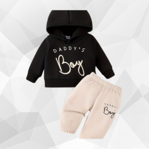 Black Daddy's Boy Winter Set