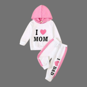 I ❤️ Mom White Winter Set